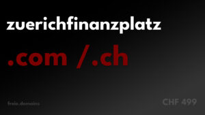 zuerichfinanzplatz.com - Die Domain zuerichfinanzplatz.com eignet sich ideal für Unternehmen, die sich mit Finanzdienstleistungen in Zürich beschäftigen.