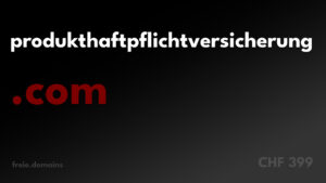 Die Domain produkthaftpflichtversicherung.com eignet sich hervorragend für verschiedene Einsatzmöglichkeiten, insbesondere im Bereich Versicherungen für Unternehmen und Hersteller.