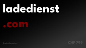 Die Domain ladedienst.com ist eine wertvolle Domain mit Zukunftspotenzial – besonders im rasant wachsenden Bereich der Elektromobilität.