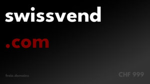 Die Domain swissvend.com bietet eine attraktive Grundlage für ein vielfältiges Angebot im Handel mit Swiss Made Produkten und Dienstleistungen.