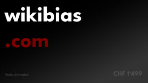 Die Domain wikibias.com hat das Potenzial, eine einzigartige Plattform für kritisches Denken und Bildung zu werden! Jetzt bei freie.domains kaufen!