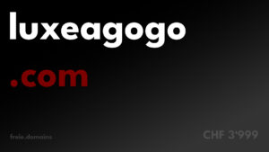 Die Domain luxeagogo.com bietet eine attraktive Grundlage für ein vielfältiges Angebot im Luxus- & Lifestyle-Bereich. Ansprache anspruchsvoller Zielgruppe.