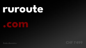 ruroute.com - Kostengünstige Exact Match Domains bei freie.domains. Jetzt Premium Domain kaufen und mit eigenem Webprojekt starten!