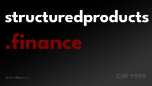 structuredproducts.finance - Die Domain structuredproducts.finance eignet sich für Websites, die sich auf strukturierte Finanzprodukte spezialisieren.
