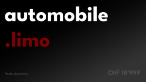 automobile.limo ist sehr gut geeignet für hochwertige, exklusive Mobilitäts- und Chauffeur-Services. Sie wirkt bewusst edel und international – Premium.